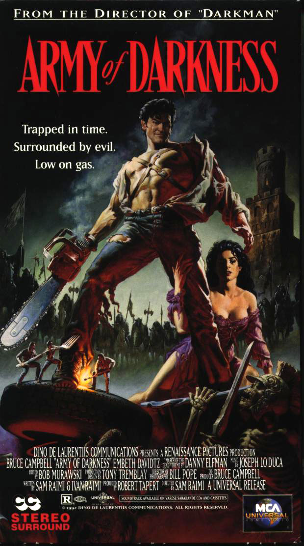 VHS: ARMY OF DARKNESS (US, Universal, 1998)